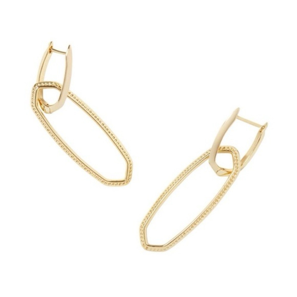 Kendra Scott Etta Open Frame 14K Gold Over Brass Statement Earrings - Gold
NWT - Picture 6 of 6